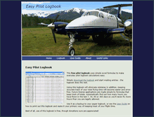 Tablet Screenshot of easypilotlogbook.com